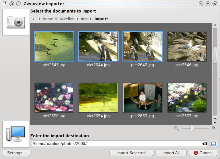 Gwenview Importer